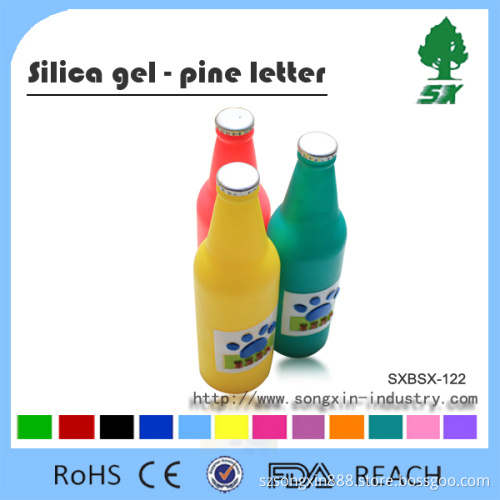 Beer Bottle Vinyl Pet Toy With Whistle For Dog Per Trainer